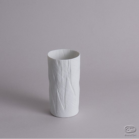 ceramic mimic fabric 花瓶 | AssistOn